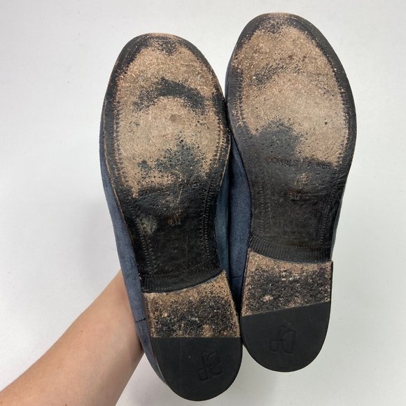 Donald J. Pliner Blue/Gray Suede Loafer - Picture 5 of 6
